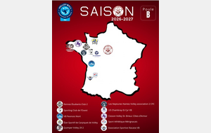 La poule de N2 Volley féminines 2026 2027