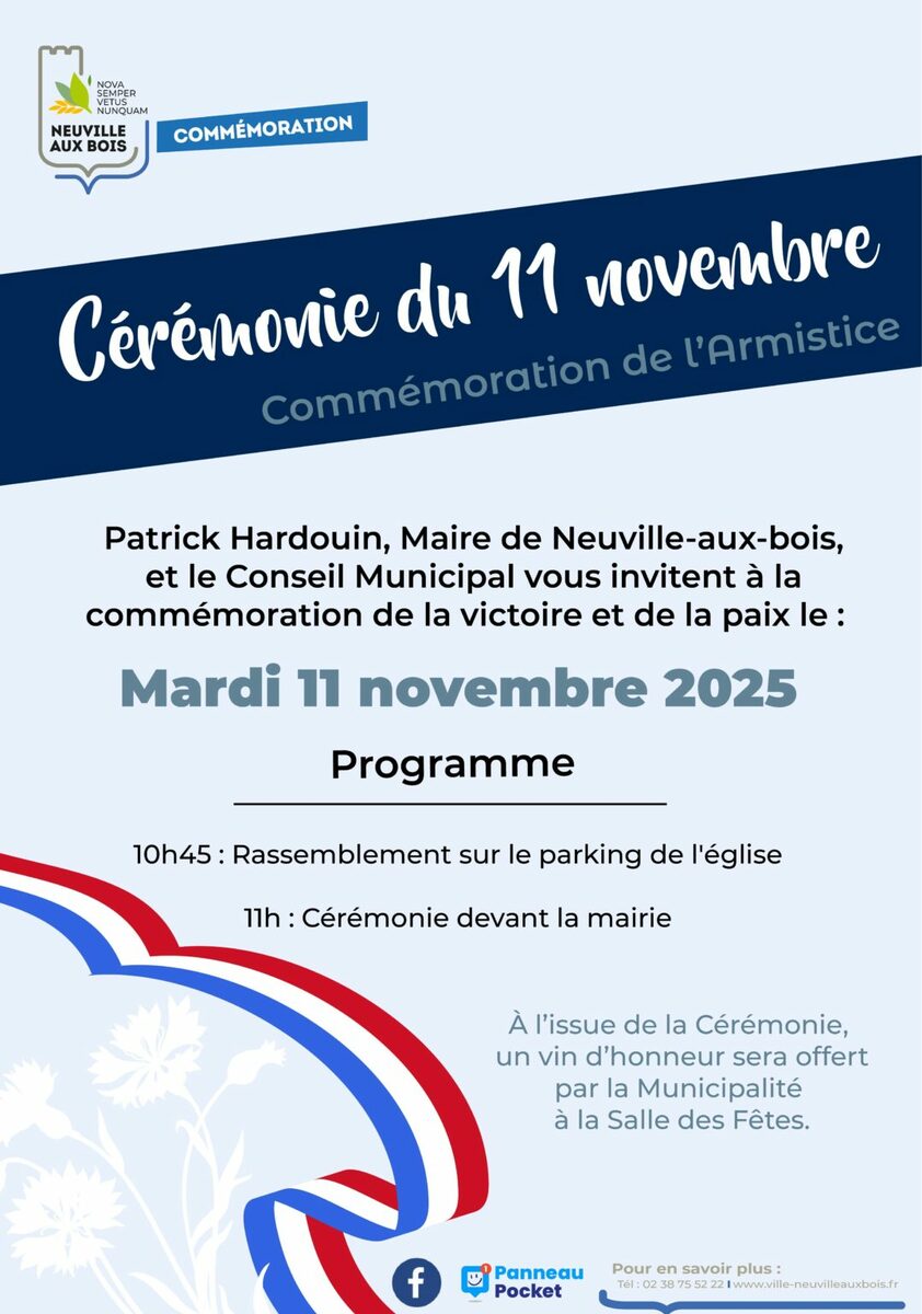 Commémoration du 11 novembre 1918