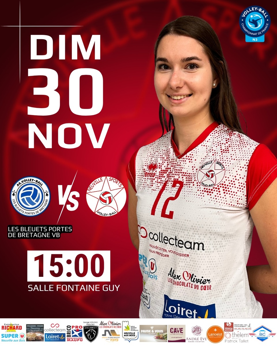 Match volley ball N3F