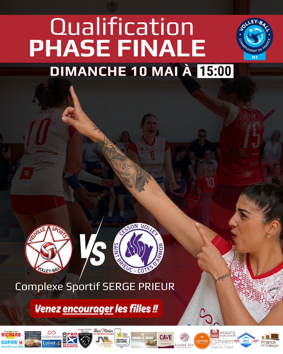Match volley ball N3F