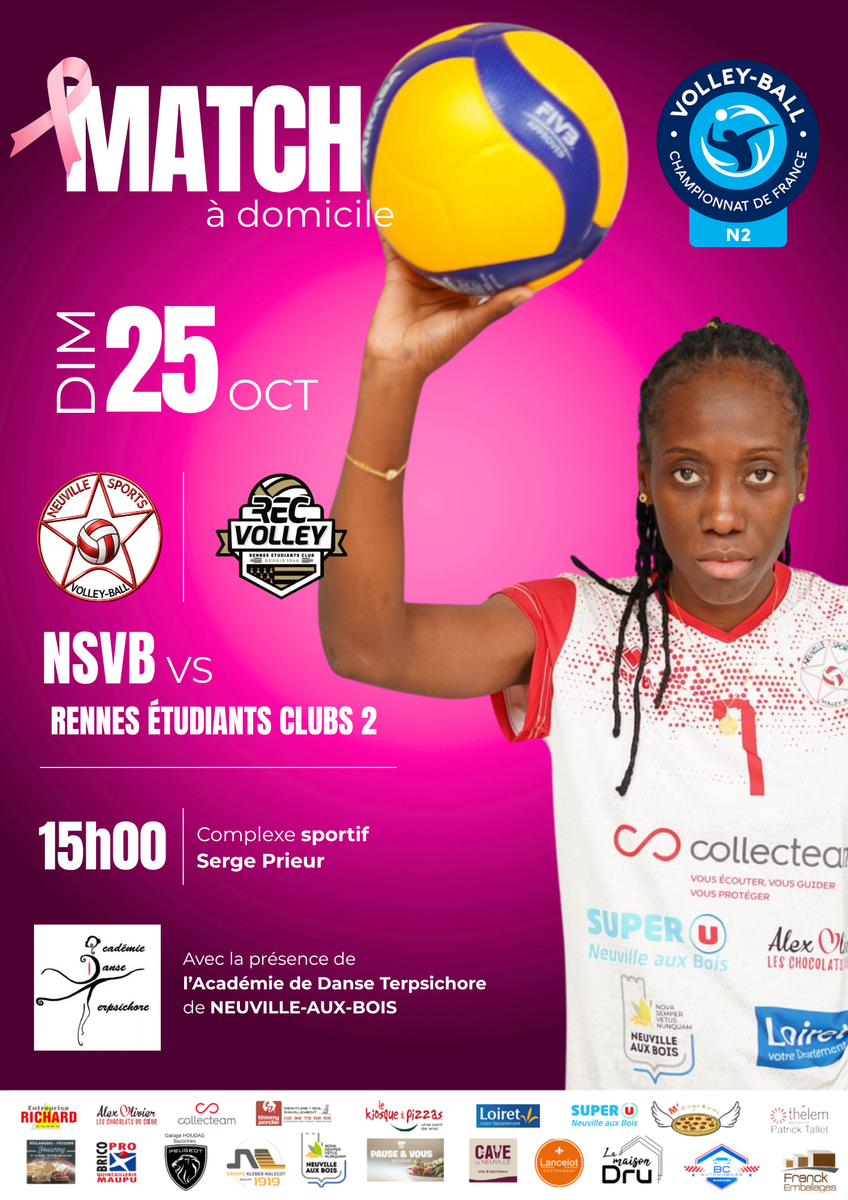 match volley 2FB - NATIONALE 2 FEMININE - POULE B