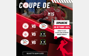 Match Volley-Ball Coupe de France M15