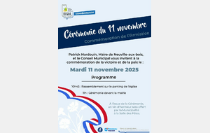 Commémoration du 11 novembre 1918