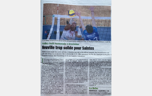 Match volley ball N3F