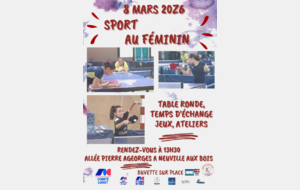 LE SPORT AU FEMININ LE DIMANCHE 08 MARS 2026