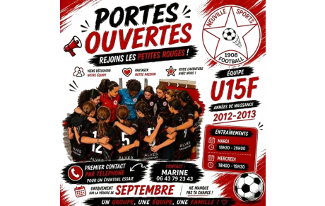 PORTES OUVERTES U15 Féminines